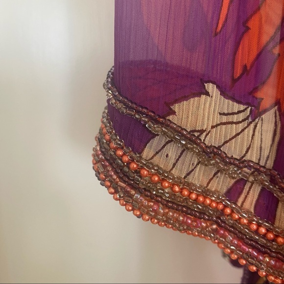 Bela Sol colorful tunic with bead details - Picture 3 of 6